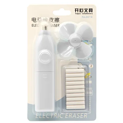 Penghapus Pensil Elektrik / Electric Eraser Plus Fan / Penghapus Elektrik Dan KIpas