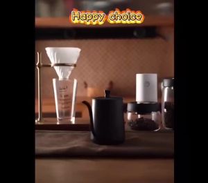 Hand Brew Coffee Maker Bean Grinder Filter Cup Hand Brewer DIY Manual Coffee Lovers Present Set