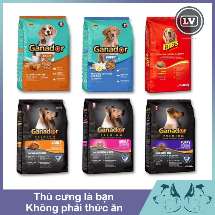 Thức Ăn Hạt Khô cho chó mèo Ganador FIB'S Đồ Ăn Cho Chó Con, Chó Lớn ...