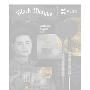 TARGET SOFT TIP DARTS - 18G BLACK MARQUE DRAGON 3.0 (Leslie Lee) 90% TUNGSTEN ORIGINAL DART (ARROW DART LEMBUT)