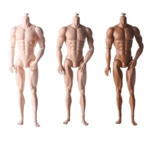 GOOD STUFF White Normal Tan 1/6 Male Body 31cm Height Joint Movable Male Model Play House Strong Man Action Figure Body Dolls Accessories