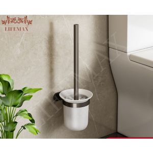[SG Seller]Grey Bathroom Towel Rack Bathroom Shelf non-perforated towel rack hardware bathroom Accessories