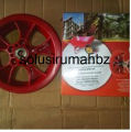 VELG GEROBAK ALPHA PVC + LAHER NILON VELEG SAJA SPARE PART DORONG SUKU CADANG SORONG DENGAN BEARING PLASTIK. 