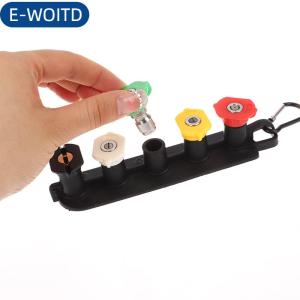 E-WOITD  Đa chức năng áp lực cao Máy giặt lời khuyên thiết lập với vòi phun chủ 5 7 vòi phun lời khuyên 1 4 inch nhanh chóng kết nối DIY phụ kiện