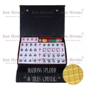 (Inshome) Mahjong/ Rummy/ Lami/ Cinami Malaysia Ready Stock Full Set With Box 三人四人麻将 拉米