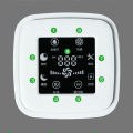 17b3 Desktop Home Air Cleaner Office e and Odor Removal Negative Ion Digital Display Clearing hine 4K7T2. 