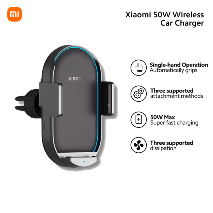Xiaomi 50W Wireless Car Charger Fast Wireless Charging Local
