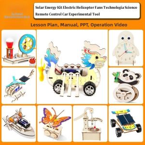 DOWNA Đa phong cách Bộ dụng cụ năng lượng trời Pin tự cung cấp Khoa học tự làm Xe khoa học Technologia Chất lượng cao Dụng cụ thí nghiệm khoa học