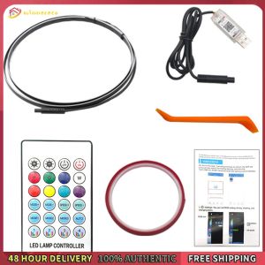 Winnereco LED RGB Ambient Light for Car Dashboard Interior Decoration Multi-Color Atmosphere Lamp with Remote Control