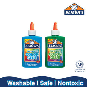 Elmer’s Opaque Color Glue [ Blue & Green – Bundle of 2]