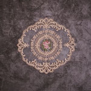 Lace Placemat Taplak Meja Makan Bordir Renda Retro Table Mat Lace