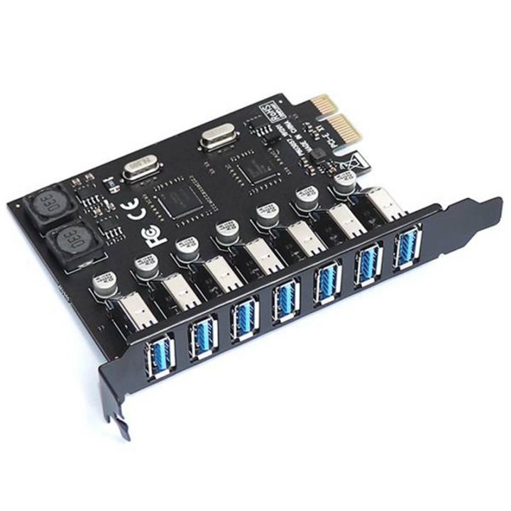 USB 3.0 PCI Express Adapter PCI E to 7 Ports USB 3 Expansion Adapter ...