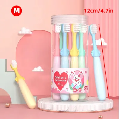 8PCS cartoon childrens toothbrush soft bristle toothbrushs 3-12 years Old