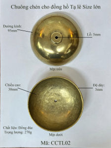 Chuông chén cho đồng hồ Tạ lê 2 size thông dụng loại cao cấp
