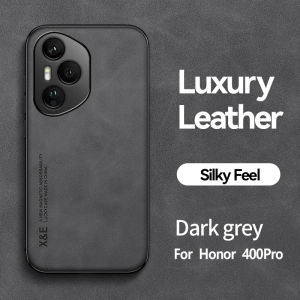 Leather Funda For Honor 400 Pro 5G Case Car Magnetic Holder Phone Cover For Honor400 Pro Honor400Pro 5GShockproof Protect Coque