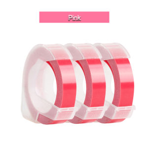 CIDY เครื่องทําฉลาก C101 DIY หลากสี พร้อมเทป 2 เทป 9mm ติดของ เขียนแบบแมนนวล หรือเติมลายนูน 3D 9 มม. 3 ชิ้น MOTEX E101