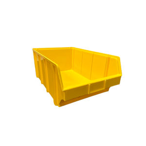 กล่องพลาสติกแบบทึบ แบบซ้อนล็อค มีความแข็งแรง ทนทาน รับน้ำหนักได้ดี