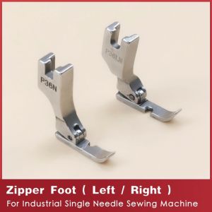 Industrial Sewing Machine Cording Zipper Presser Foot P36LN/P36N Left/Right