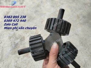 Trục máy ép cám S160 3 con lăn