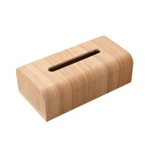 FOUNDTWO Simple Solid Wood Tissue Box Drawer Design Nordic Style Tissue Case Luxury Smooth Surface Tissue Holder  Room