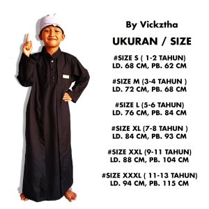 Jubah Anak Gayyan Usia 1 Sampai13 tahun / Jubah Anak Lengan Panjang / Jubah Anak Terbaru 2023 / Baju Gamis Anak Laki Laki / Baju koko anak laki laki