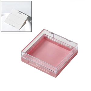Double Layer Nail Display Case Acrylic Fake Nail Polish Organizer Press on Empty Nail Storage Box