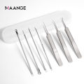 MAANGE 4Pc/7Pcs Blackhead Removal Kit Stainless Steel Removal Pore Acne Cleanser Facial Care Tool Set. 