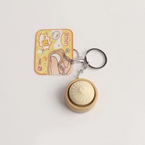 Calcenubes đồ chơi xả stress mô phỏng lồng nhỏ túi nút Đồ chơi bóp Keychain dễ thương sáng tạo Lỗ Giảm nén tạo tác