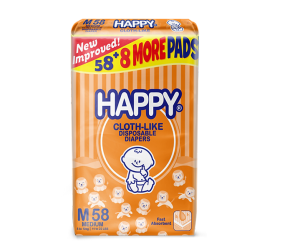 HAPPY BABY REGULAR DIAPER JUMBO PACK SMALL - XL