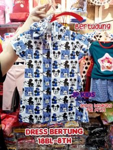 DRESS ANAK/DASTER ANAK/DRESS PRINTING/DASTER ANAK ANAK/DRES BERTUDUNG/COD/DRESS MURAH/BAYAR DITEMPAT 1th-8th BAYAR DITEMPAT