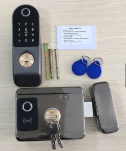 Khóa vân tay dùng APP TTlock quản lý người dùng trên điện thoại KC01-KC02 ( tùy chọn)