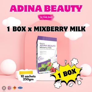 Free Gift Silau Selaput Mata Cerah Rabun Rawat Mata Adina Beauty Perisa Honeydew Mixberry Susu Kambing HALAL