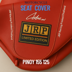 PINOY 155 125 MOTORCYCLE SEAT COVER COLOR RED LIMITED EDITION LIHA TEXTURE