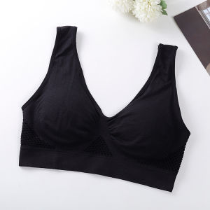 2021 Running Push up Sports Bra Womens Vest-Style Simple Bra Comfortable Breathable Mesh plus Size Wrapped Chest Tube Top