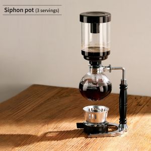 BINCOO Siphon Kettle Lightwave Oven Siphon Coffee Pot Electric Light Oven Halogen Lamp Heater For Coffee Maker 3-person / 5-person