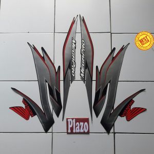 Striping Stiker Polet motor megapro 2008 hitam Termurah Berkualitas