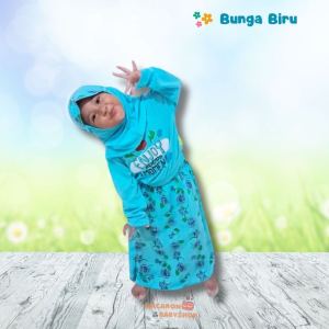 Gamis bayi perempuan 2-3 tahun katun/setelan gamis perempuan/dress muslim bayi fashion muslim