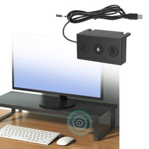 Vân Tay Nút nguồn máy tính để bàn nút nguồn bên ngoài màn hình khóa Thiết bị chuyển mạch PC cung cấp điện nút mở rộng cho PC