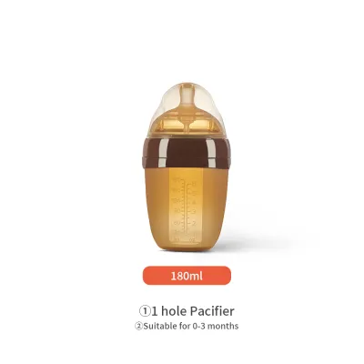PIKO BELLO Nano Silicone Baby Bottle For Newborn Baby Feeding Bottle Bottle For Baby（No Handle）