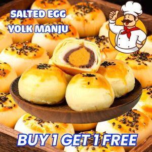 [BUY 1 TAKE 1] Premium Salted Egg Yolk Manju – Soft Texture Not Greasy Tasty Treat