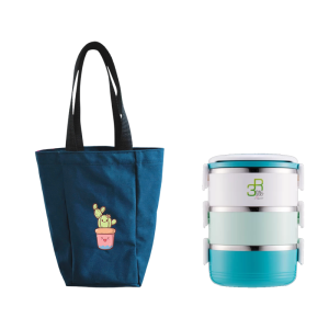 Túi Vải Tote Đựng Hộp Cơm Tròn (CaMen)