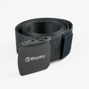 Ikat Pinggang Pria Tactical Anti Xray Plastik Canvas Non Metal Automatic Buckle Hitam