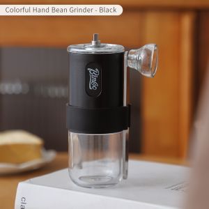 BINCOO Penggiling Kopi Mini Penggiling Kopi Penggiling Kopi แบบแมนนวลพกพาได้สำหรับสำนักงานนอกบ้านบ้าน