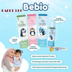 PROMO 3PC BEBIO Baby Oil Cessa Kids (0-2 tahun) Fever Drop
