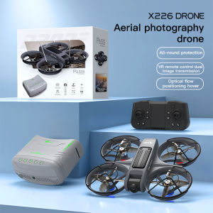 Remote control aircraft X226VR version screen control version dual image transmission brushless drone high-definition aerial photography optical flow hover