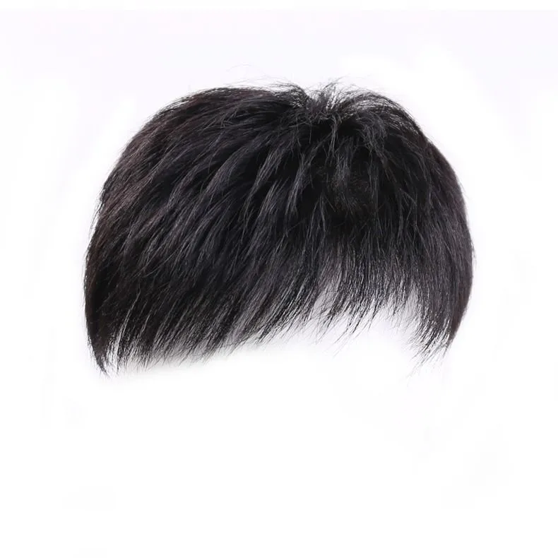 Tóc giả ngắn kiểu đầu mullet mềm tóc nối thời trang cho nam nữ tóc giả