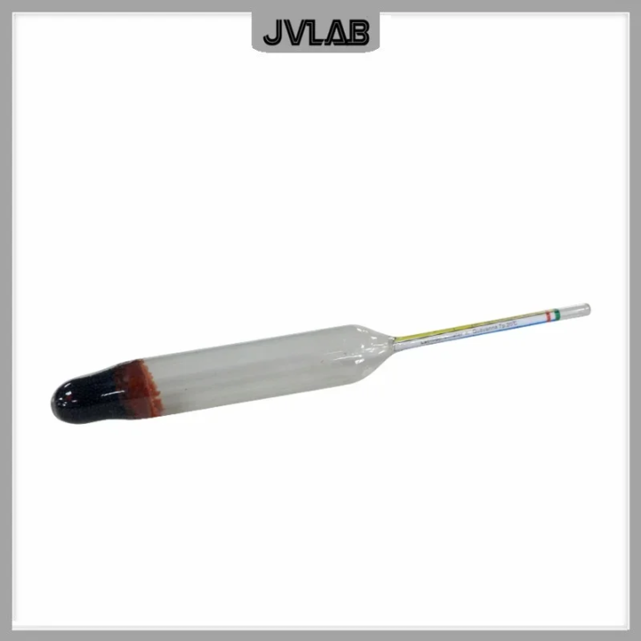 Milk Densimeter 1540 for Temperature and Density Measurement Milk Hydrometer Glass Float