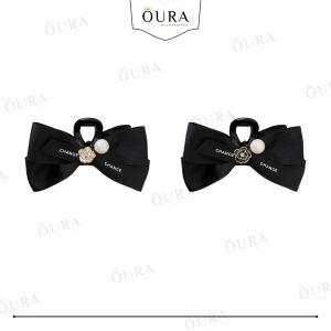Jepit Rambut Korea Motif Monokrom Jepit Pita Cepol Sanggul Untuk Wanita Dewasa Aksesoris Rambut Korean Style