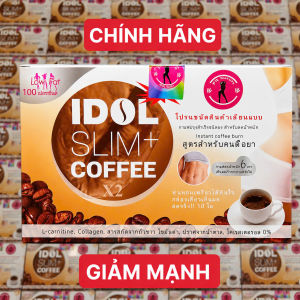 Cà Phê Giảm Cân IDOI SLIM x2 Thái Lan dáng đẹpThơm Ngon Dễ Dùng Hộp 10 gói