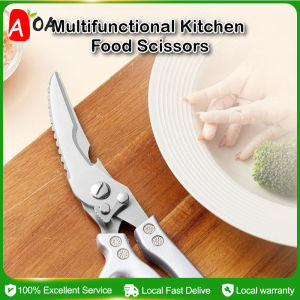 Stainless Steel Chicken Bone Cutting Scissors with Non-slip Handles Ideal for Butchers Home Cooks